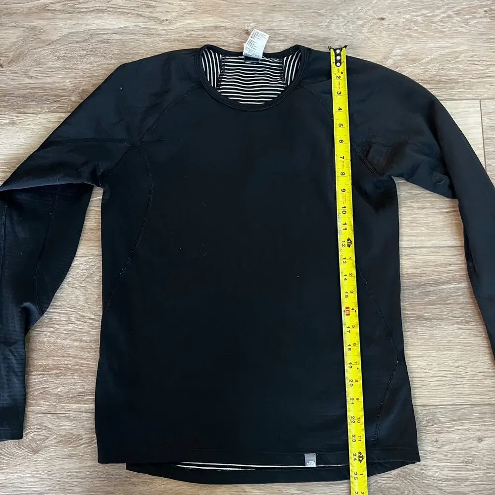 THE NORTH FACE Men's Long Sleeve Crew Neck Size M In Black